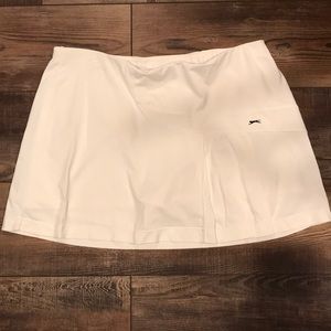 XL White Slazenger Golf Tennis Skirt